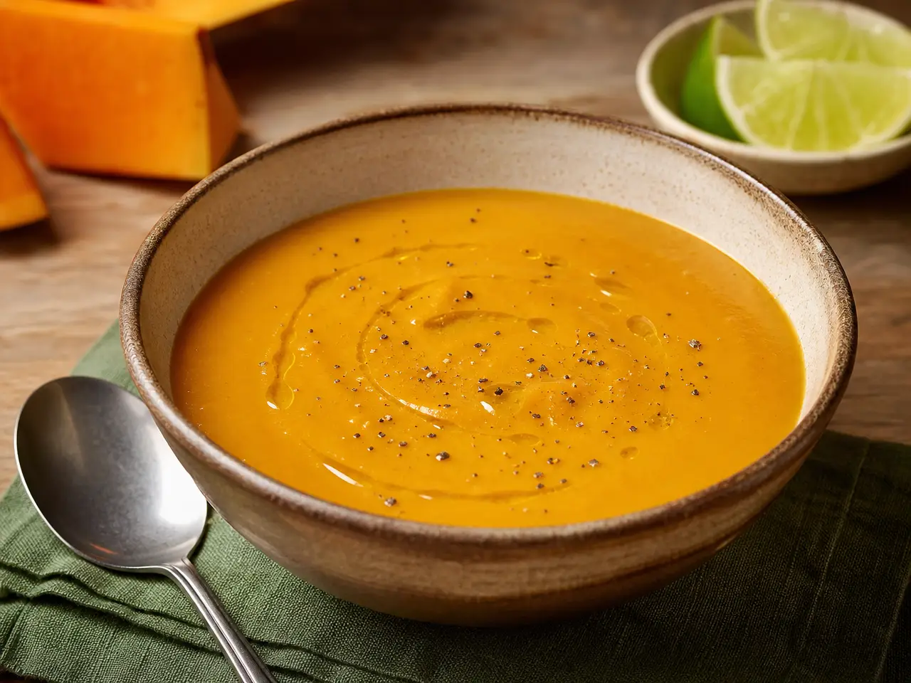 Sopa de Abóbora Assada