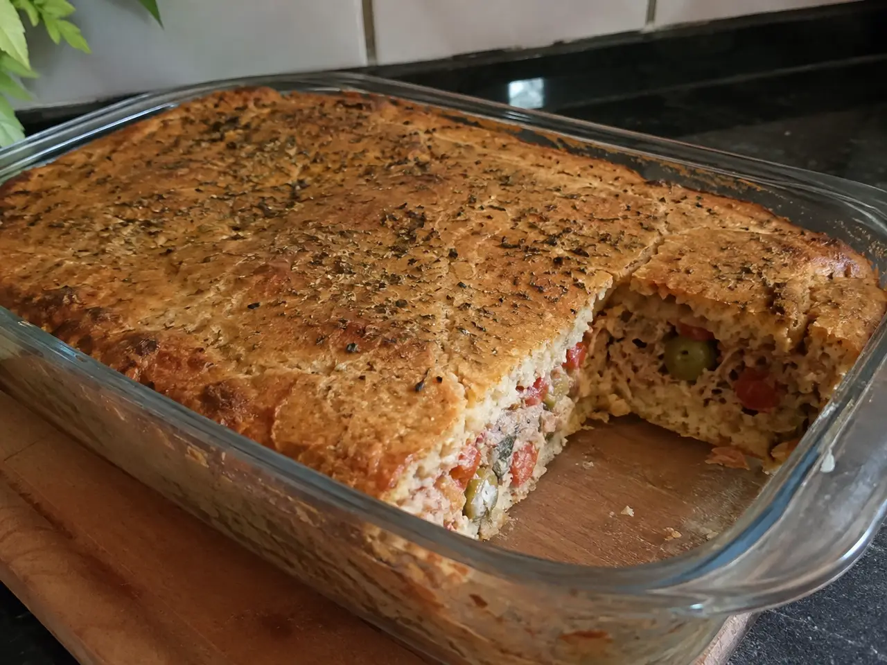 Torta de Sardinha de Liquidificador